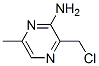 Pyrazinamine,  3-(chloromethyl)-6-methyl-  (9CI),866585-60-6,结构式