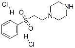 1-(2-BENZENESULFONYL-ETHYL)PIPERAZINE 2HCL 化学構造式