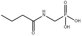 Phosphonic  acid,  [[(1-oxobutyl)amino]methyl]-  (9CI) 化学構造式