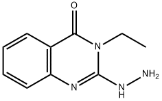 3-乙基-2-肼基-3,4-二氢喹唑啉-4-酮 结构式