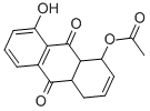 1-乙酰氧基-8-羟基-1,4,4A,9A-四氢蒽醌, 86668-63-5, 结构式