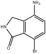 4-氨基-7-溴-2,3-二氢-1H-异吲哚-1-酮, 866767-08-0, 结构式