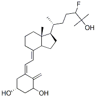 24-fluoro-1,25-dihydroxycholecalciferol 结构式