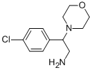 2-(4-氯苯基)-2-(吗啉-4-基)乙烷-1-胺 结构式