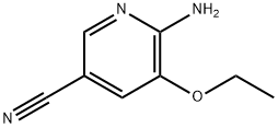 3-Pyridinecarbonitrile,  6-amino-5-ethoxy- Structure