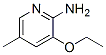 2-Pyridinamine,  3-ethoxy-5-methyl- Structure