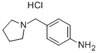 4-(1-吡咯烷基甲基)苯胺盐酸盐 结构式