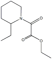 2-(2-乙基哌啶-1-基)-2-氧代-乙酸乙酯, 866994-07-2, 结构式