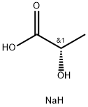 L-乳酸ナトリウム 化学構造式