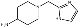 1-(1H-IMIDAZOL-2-YLMETHYL)-PIPERIDIN-4-YLAMINE 结构式