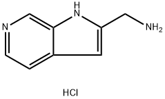 (1H-吡咯并[2,3-C]吡啶-2-基)甲胺二盐酸盐 结构式