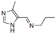 1-Propanamine,  N-[(4-methyl-1H-imidazol-5-yl)methylene]-,867142-52-7,结构式