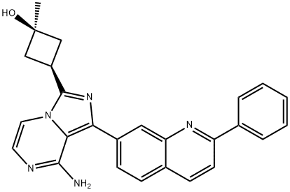 リンシチニブ 化学構造式