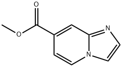 Methyl imidazo[1,2-a]pyridine-7-carboxylate Struktur