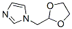 1H-Imidazole,  1-(1,3-dioxolan-2-ylmethyl)- Structure