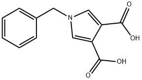 1-苄基-1H-吡咯-3,4-二甲酸,86731-90-0,结构式