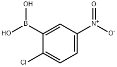 2-Chloro-5-nitrophenylboronic acid Struktur