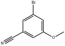3-BROMO-5-METHOXY BENZONITRILE Struktur