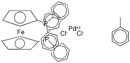 (1,1'-Bis(diphenylphosphino)ferrocene)dichloropalladiuM Toluene|(1,1'-Bis(diphenylphosphino)ferrocene)dichloropalladiuM Toluene