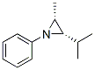 Aziridine, 2-methyl-3-(1-methylethyl)-1-phenyl-, cis- (9CI) Structure