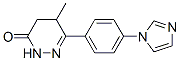 4,5-ジヒドロ-6-[4-(1H-イミダゾール-1-イル)フェニル]-5-メチル-3(2H)-ピリダジノン 化学構造式