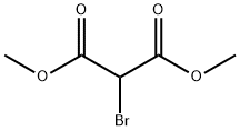 ブロモプロパン二酸ジメチル 化学構造式