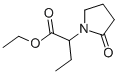 2-(2-OXO-PYRROLIDIN-1-YL)-BUTYRIC ACID ETHYL ESTER, 86815-10-3, 结构式