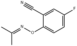 5-фтор-2- (пропан-2-ylideneaMinooxy) бензонитрила