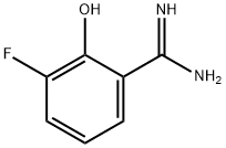 Benzenecarboximidamide,  3-fluoro-2-hydroxy- 化学構造式