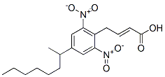 2,6-DINITRO-4-(1-METHYLHEPTYL)-PHENYLCROTONATE 结构式