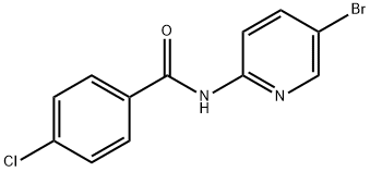 BENZAMIDE, N-(5-BROMO-2-PYRIDINYL)-4-CHLORO 化学構造式