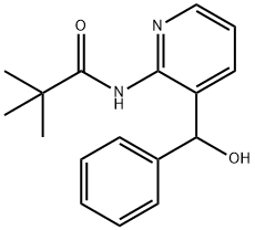 2-Pivaloylamino-3-(α-hydroxybenzyl)pyridine,86847-67-8,结构式
