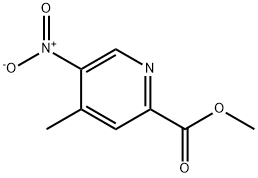 Methyl 4-Methyl-5-nitropyridine-2-carboxylate Structure