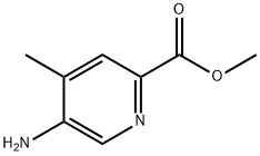 5-氨基-4-甲基吡啶甲酸甲酯 结构式