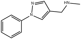 N-METHYL-N-[(1-PHENYL-1H-PYRAZOL-4-YL)METHYL]AMINE Structure