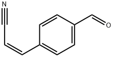 2-Propenenitrile, 3-(4-formylphenyl)-, (Z)- (9CI) 结构式