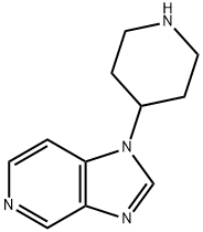 1-(piperidin-4-yl)-1H-iMidazo[4,5-c]pyridine,868670-03-5,结构式