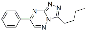 9-butyl-4-phenyl-1,2,5,7,8-pentazabicyclo[4.3.0]nona-2,4,6,8-tetraene,86870-00-0,结构式