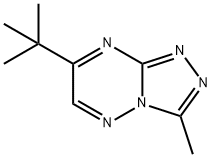 1,2,4-Triazolo(4,3-b)-1,2,4-triazine, 3-methyl-7-tert-butyl- 结构式