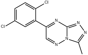 4-(2,5-dichlorophenyl)-9-methyl-1,2,5,7,8-pentazabicyclo[4.3.0]nona-2, 4,6,8-tetraene 结构式