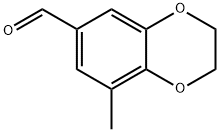 1,4-Benzodioxin-6-carboxaldehyde,  2,3-dihydro-8-methyl- Structure