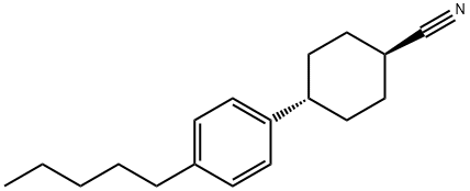 对戊基环己基苯氰 结构式