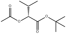 (R)-2-乙酰氧基-3-甲基丁酸叔丁酯, 868740-08-3, 结构式