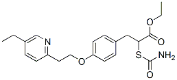 a-[(Aminocarbonyl)thio]-4-[2-(5-ethyl-2-pyridinyl)ethoxy]benzenepropanoic Acid Ethyl Ester