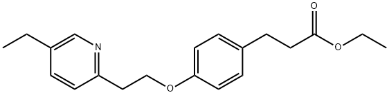 4-[2-(5-Ethyl-2-pyridinyl)ethoxy]benzenepropanoic Acid Ethyl Ester(Pioglitazone Impurity)