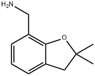 (2,2-DIMETHYL-2,3-DIHYDRO-1-BENZOFURAN-7-YL)METHYLAMINE,868755-44-6,结构式