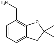 (2,2-DIMETHYL-2,3-DIHYDRO-1-BENZOFURAN-7-YL)METHYLAMINE Structure