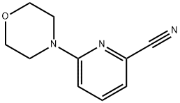 6-Morpholin-4-ylpyridine-2-carbonitrile Struktur