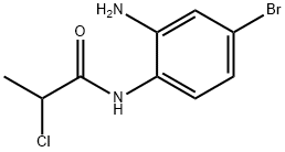 N-(2-氨基-4-溴苯基)-2-氯丙酰胺,868771-37-3,结构式