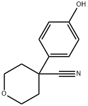 1-(4-Hydroxyphenyl)cyclohexane-1-carbonitrile 化学構造式